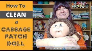 How to Clean a Cabbage Patch Kid Doll  Full StepByStep Tutorial [upl. by Nulubez]