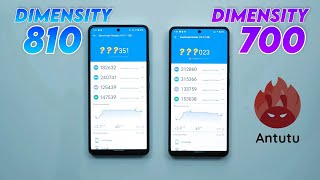 Dimensity 810 Vs Dimensity 700  Antutu Benchmark amp Specification [upl. by Swann627]