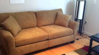 wayfair sofa assembly service video in DC MD VA by Furniture Assembly Experts LLC [upl. by Ahsiea]