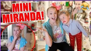 BABYSITTING MINI MIRANDA SINGS Hilarious [upl. by Akiram]