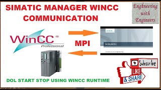 SIMATIC MANAGER amp SIMATIC WINCC COMMUNICATION HINDI [upl. by Adnomar]