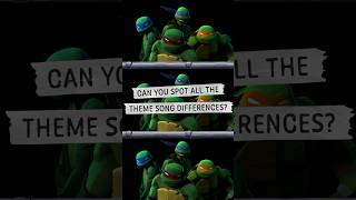 All TMNT Intros Comparison 🐢  Official Theme Song  Shorts [upl. by Eckart]