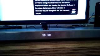 Samsung Soundbar HWF751  LED Display [upl. by Alysa]