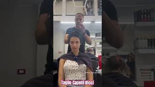 Taglio capelli Ricci eseguito d’asciutto per personalizzare al massimo [upl. by Lamoree633]