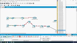 1026 Packet Tracer  Use LLDP to Map a Network [upl. by Gilli565]