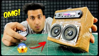 O Bhai Cardboard Se Banaya Bt Speaker Aise Sound Dega Ummid Nahi Thi 😱 [upl. by Ainotal]