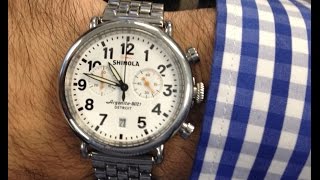 SHINOLA Runwell Chrono Review [upl. by Eimerej]