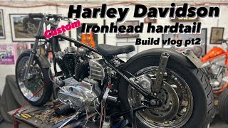 HD  IRONHEAD pt2  custom build blog [upl. by Wong]