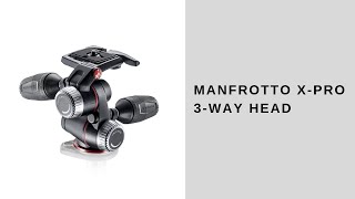 Manfrotto MHXPRO3W 3Way Photo Tripod Head with Retractable Levers [upl. by Karisa348]