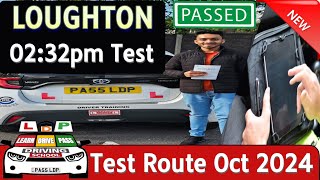 Loughton New Test Route October 2024 [upl. by Trebmal]