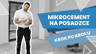 Posadzka z mikrocementu krok po kroku Jak położyć mikrocement Festfloor Life [upl. by Renny620]