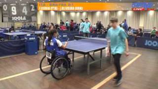 Disabled Para Table Tennis wheelchair match Joyce Oliveira BRA [upl. by Raoul]