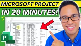 Master Microsoft Project in 20 MINUTES FREE COURSE [upl. by Esined]