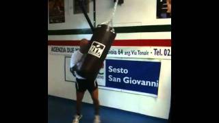 Allenamento di Giacobbe Fragomeni  OPIGYM Boxing Club Milano [upl. by Trici]