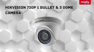 Hikvision 720P CCTV Kit 1 Bullet amp 3 Dome Cameras  1TB HDD amp 4Channel DVR [upl. by Kenyon]