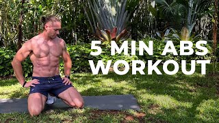 5 Minute Abs Workout  Get Results TIFF x DAN [upl. by Madelin]