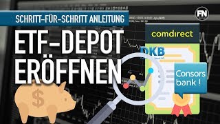 Depot eröffnen in 5 Minuten  Anleitung kostenloses Depot eröffnen  Depot comdirect eröffnen [upl. by Enaled]