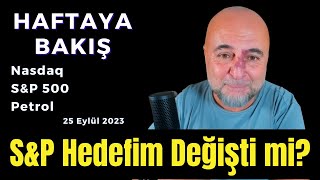 ABD Borsaları Haftalık Değerlendirmesi  25 Eylül 2023 [upl. by Oravla]