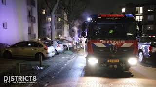 Bestelbus voor de tweede keer in brand gestoken Haveltestraat Den Haag [upl. by Bautista]