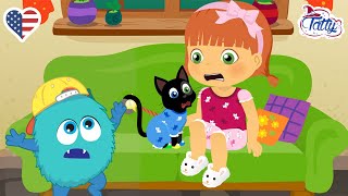 Tatty is in Video Game 🎮 Fun Videos For Kids  Tatty and Misifu [upl. by Nylrac874]