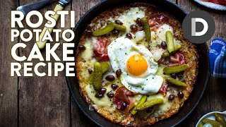 How to make Crispy Rosti Potato Cake [upl. by Chasse]