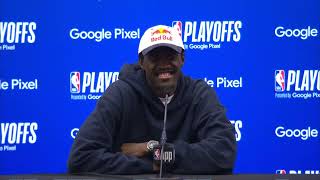 Pascal Siakam PostGame Interview  New York Knicks vs Indiana Pacers [upl. by Colet939]