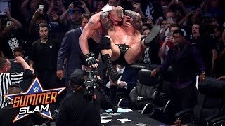 Randy Orton vs Brock Lesnar SummerSlam 2016 only on WWE Network [upl. by Clare617]