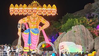 Biggest ravana vadha Dahan 2024  warangal ursu Gutta  Dusshera Celebrations [upl. by Jeff]