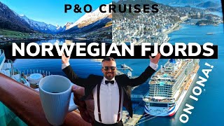 Norwegian Fjords Cruise with PampO Cruises  Iona Cruise Ship [upl. by Sanfourd]