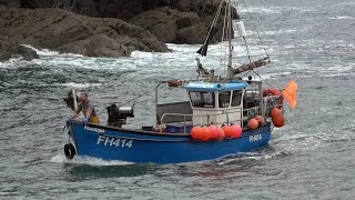 Fishing Boat quotStarlightquot Cadgwith Cove Cornwall 842022 [upl. by Ashwin]