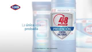 ¡Prueba Clorox® 48hs [upl. by Annirac67]