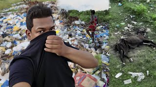 Asi es El Vertedero MÁS TÓXICO DE ESTE PUEBLO  Haitianas Viven de la Basura [upl. by Ajuna]