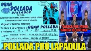 ¡INCREIBLE ORGANIZAN POLLADA PROLAPADULA ¡SANDRO RUEGA A GARECA  POLÉMICA DEPORTIVA 09092019 [upl. by Nyllek350]