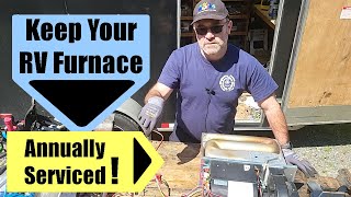 RV Furnace Annual Maintenance  Suburban Furnace [upl. by Nelad]