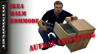 IKEA MALM Kommode  Aufbauanleitung von M1Molter [upl. by Serg]