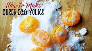 Cured Egg Yolk Recipe  How To Make Cured Egg Yolks [upl. by Averyl683]