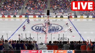 NHL LIVE🔴 Washington Capitals vs Edmonton Oilers  13th March 2024  NHL Full Match  NHL 24 [upl. by Shaia]