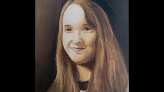 Sfumato Technique on Child Portraiture in Oil Part 1 Underpainting and First Glaze [upl. by Nuhs]