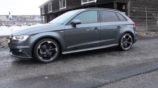 2014 Audi A3 TDI quattro Stronic Sport 184 PS in detail launch walkaround flyby [upl. by Quickel]