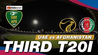 UAE vs Afghanistan  Match 3  T20I [upl. by Loziram]