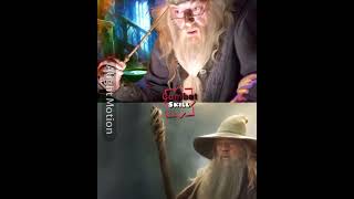 Gandalf vs Dumbledore ytshorts lordoftherings edit vs 1v1 harrypotter [upl. by Ydnem]