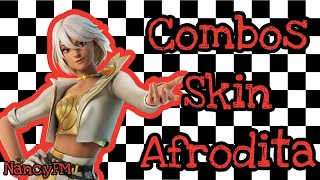 Combos para skin Afrodita en Fortnite  Aphrodite skin combos  Afrodita Gameplay Fortnite  NancyFM [upl. by Yemirej454]