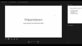 316 Microsoft Powerpoint 2016  Während der Bildschirmpräsentation  DigiKomp [upl. by Aube]