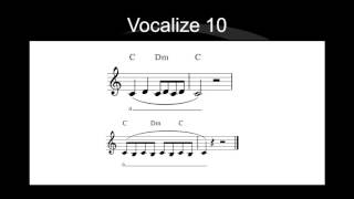 VOCALIZE 10 EXERCÍCIOS DE CANTO E TÉCNICA VOCAL [upl. by Mcclees284]