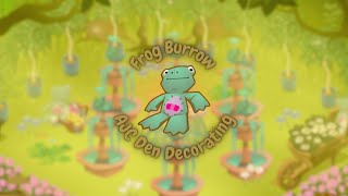 AJC Den Decorating  Frog Burrow [upl. by Lucania284]