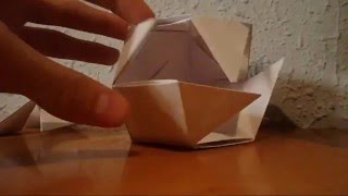 Modular rhombic dodecahedron origami  Papiroturgo [upl. by Enid]