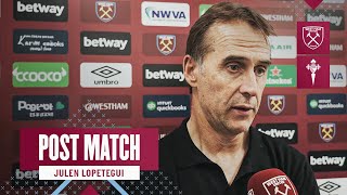 quotI Saw Good Things Today But We Have Room for Improvementquot  Julen Lopetegui  PostMatch Reaction [upl. by Eidoow572]