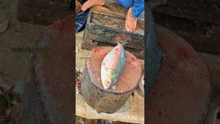 How To Cut A Big Hilsa ilish Fish with Egg By Expert Fish Cutter 😧😦 shorts [upl. by Senecal550]