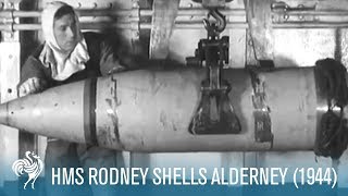 Rodney Shells Alderney 1944 [upl. by Carlick]