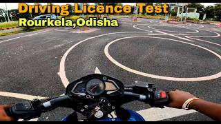 Odisha RTO Two Wheeler Driving Test  DL driving test odisha Driving licence test DL test Rourkela [upl. by Juni728]